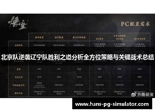 北京队逆袭辽宁队胜利之道分析全方位策略与关键战术总结