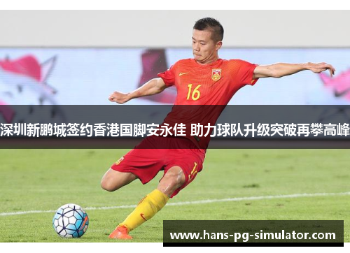 深圳新鹏城签约香港国脚安永佳 助力球队升级突破再攀高峰