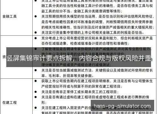 竖屏集锦审计要点拆解,内容合规与版权风险并重 竖屏集锦审计要点拆解,内容合规与版权风险并重
